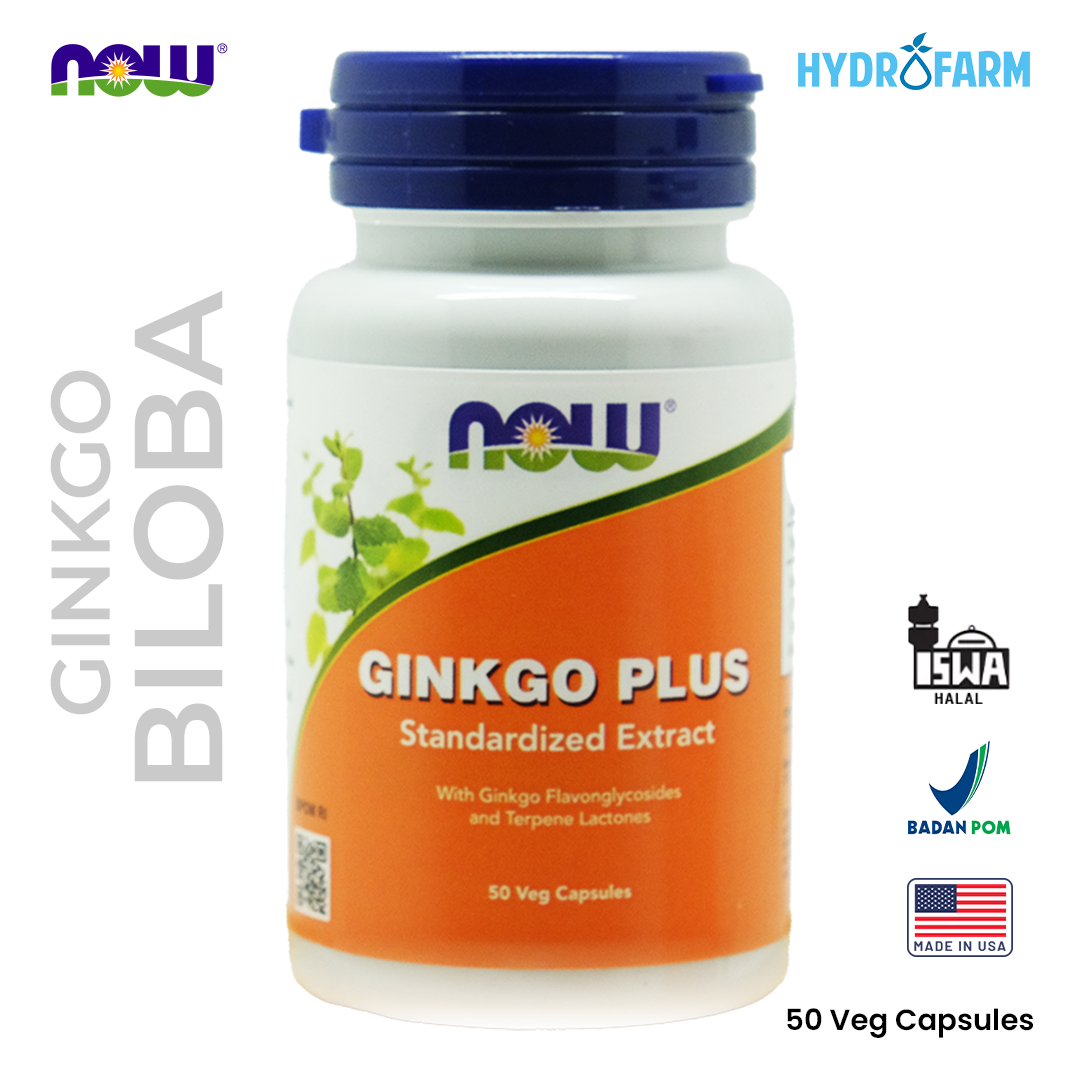 Now - Ginkgo Biloba 120mg 50 Capsules