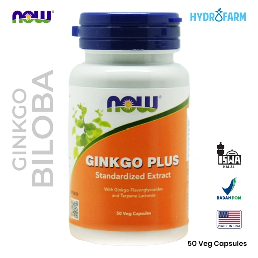 Image of Now - Ginkgo Biloba 120mg 50 Capsules