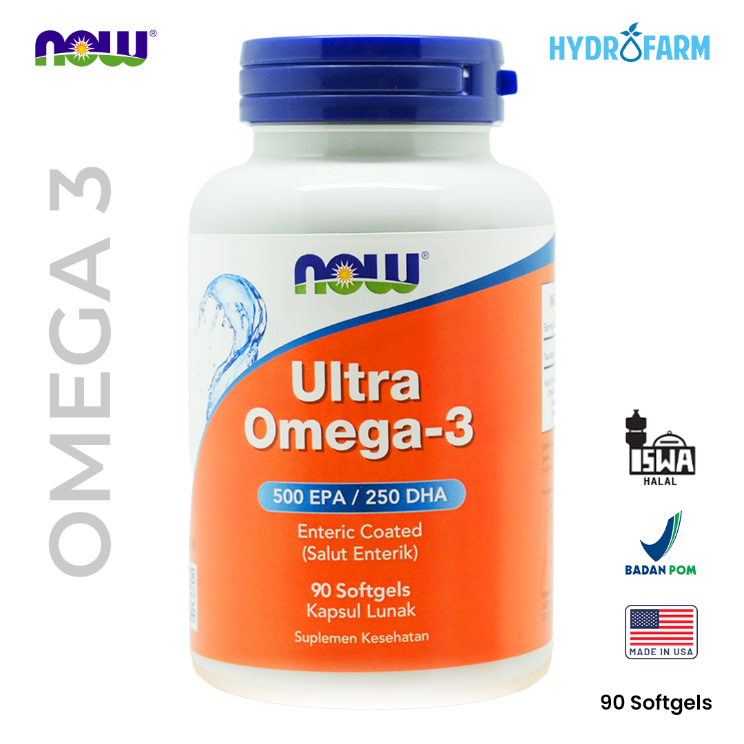 Now - Ultra Omega 3 500 EPA / 250 DHA 180 Softgels