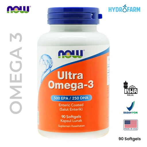 Image of Now - Ultra Omega 3 500 EPA / 250 DHA 180 Softgels
