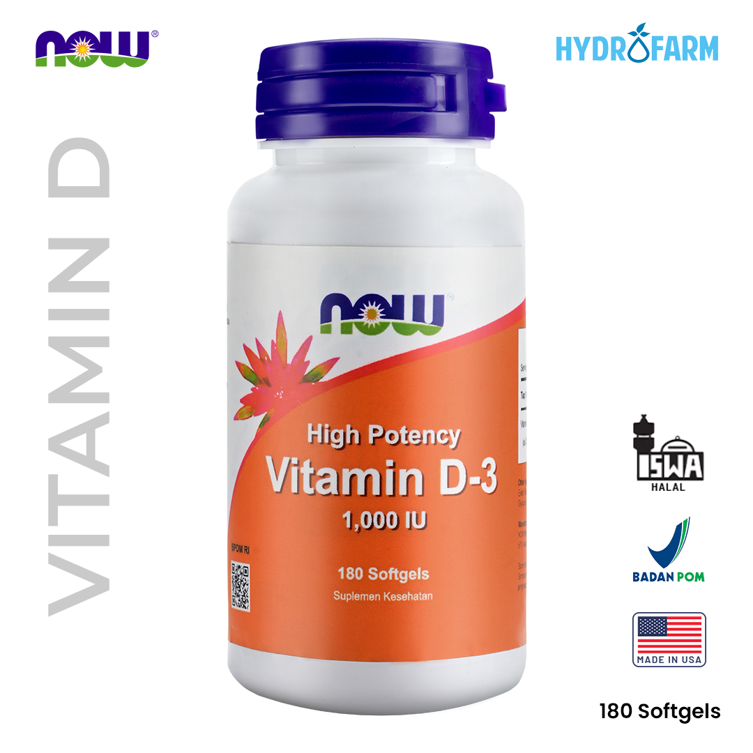 Now - Vitamin D-3 1000 IU 180 Softgels