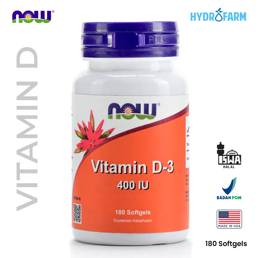 Now - Vitamin D-3 400 IU 180 Softgels