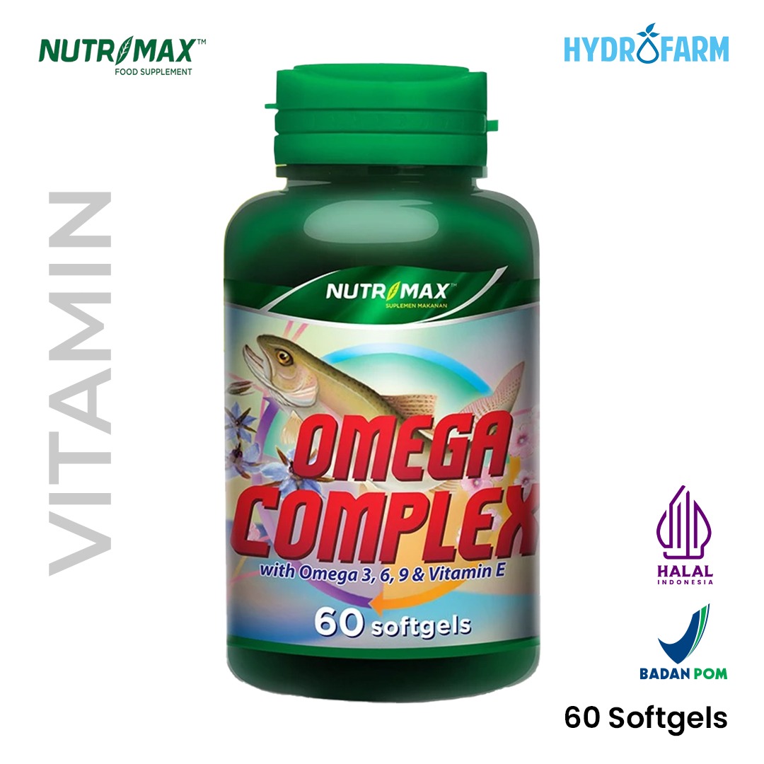 Nutrimax - Omega Complex Omega 3 6 9 & Vitamin E
