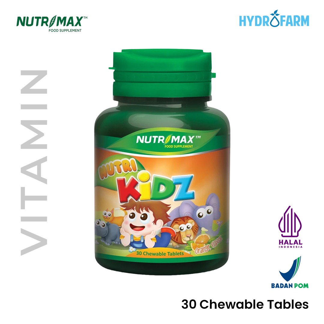 Nutrimax - Kidz Calcium Complex / Suolemen Kesehatan Kalsium Anak (Tablet Kunyah)