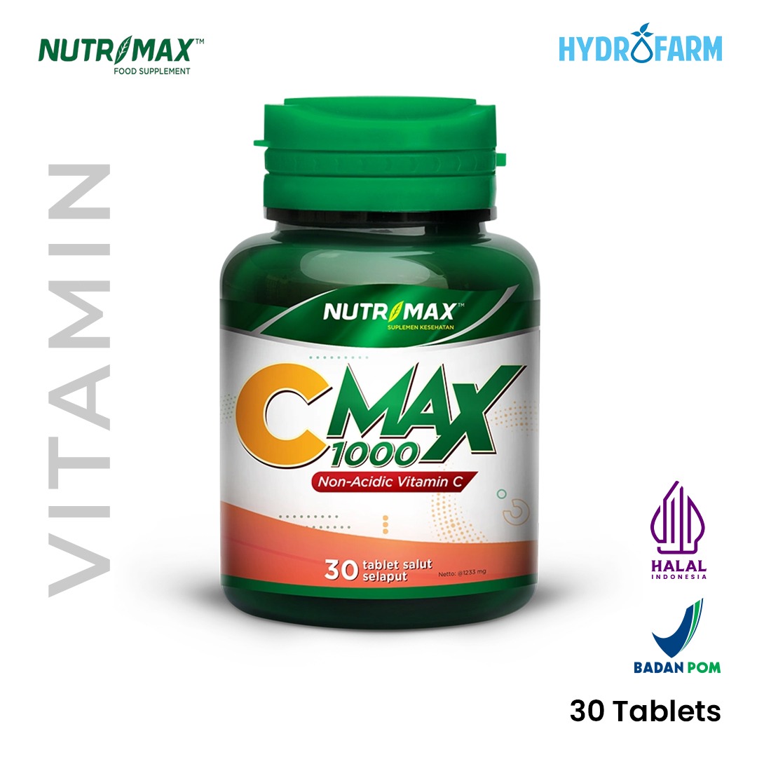 Nutrimax - C Max 1000 Suplemen Kesehatan Vitamin C (30 Tablet)
