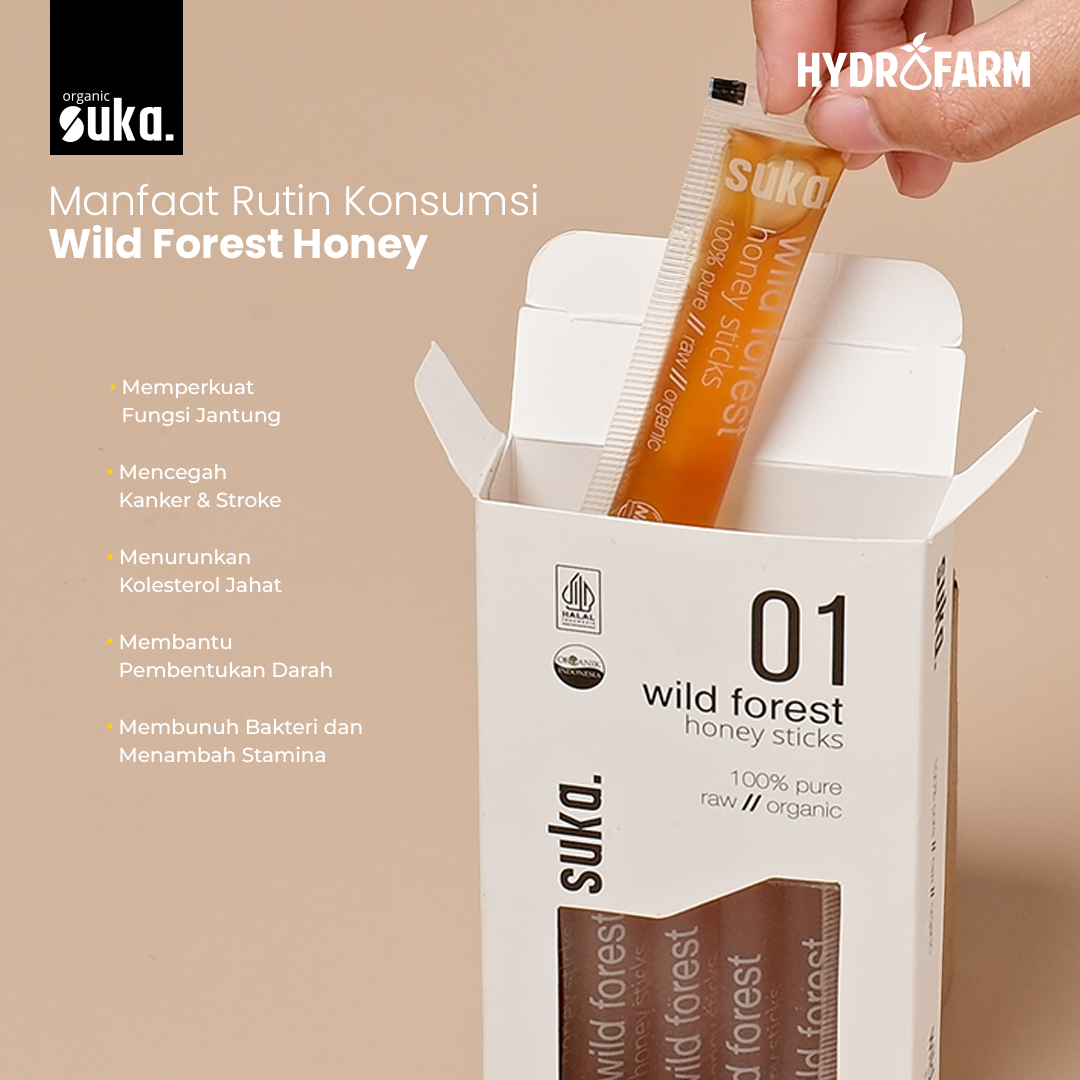Wild Forest Honey Sticks / Madu Hutan Liar (120gr) - SUKA