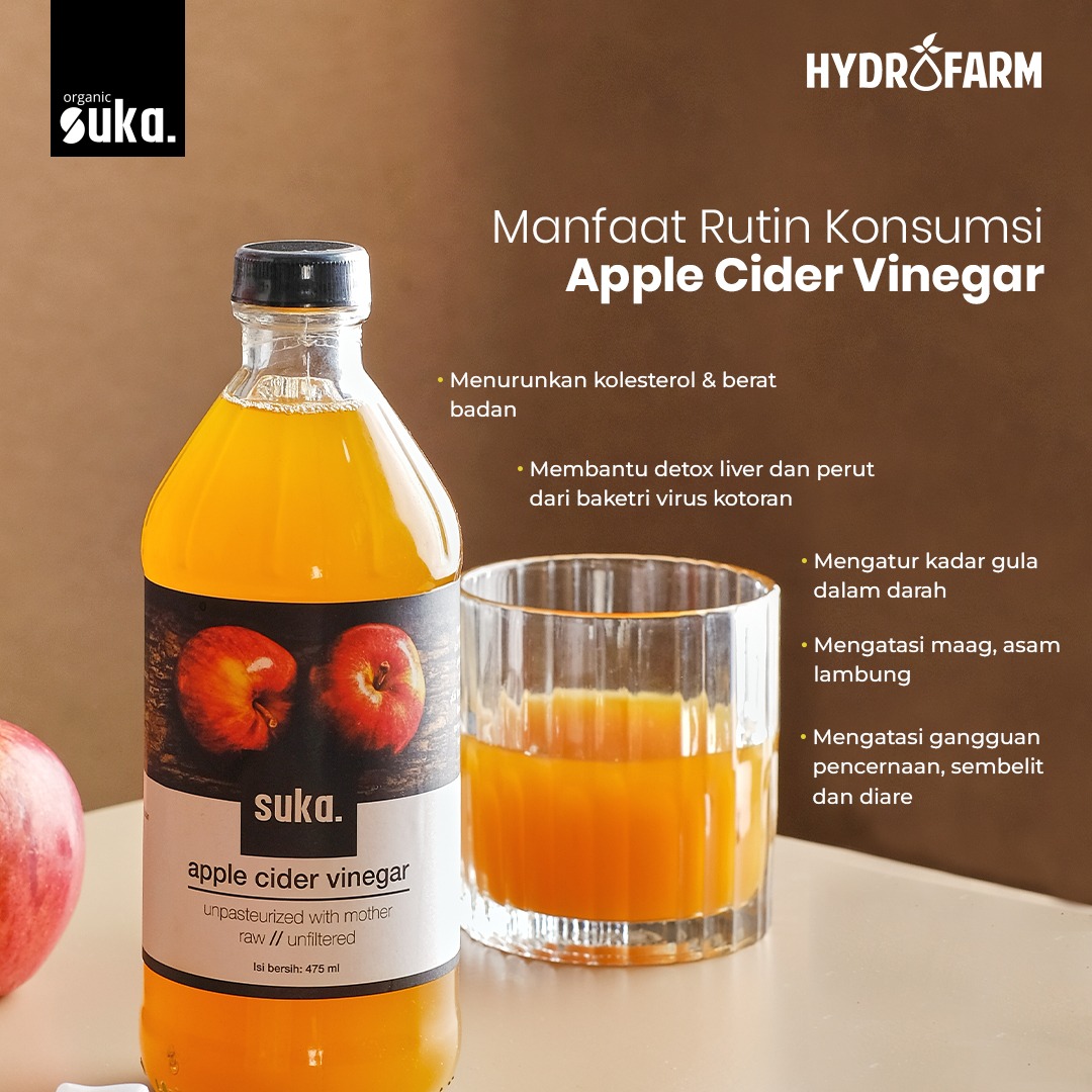 Apple Cider Vinegar with Mother (Cuka Apel) - SUKA