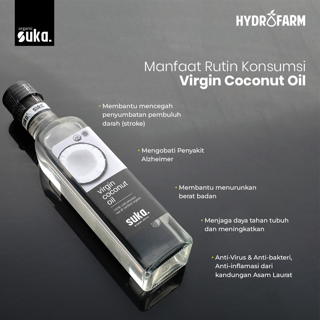 Minyak Kelapa VCO (500ml) - SUKA
