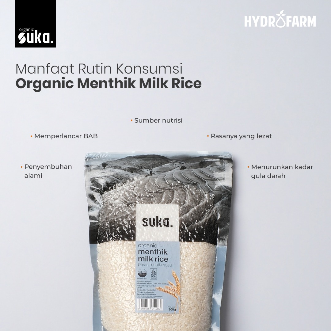 Organic Menthik Milk Rice / Beras Mentik Susu Organik - SUKA