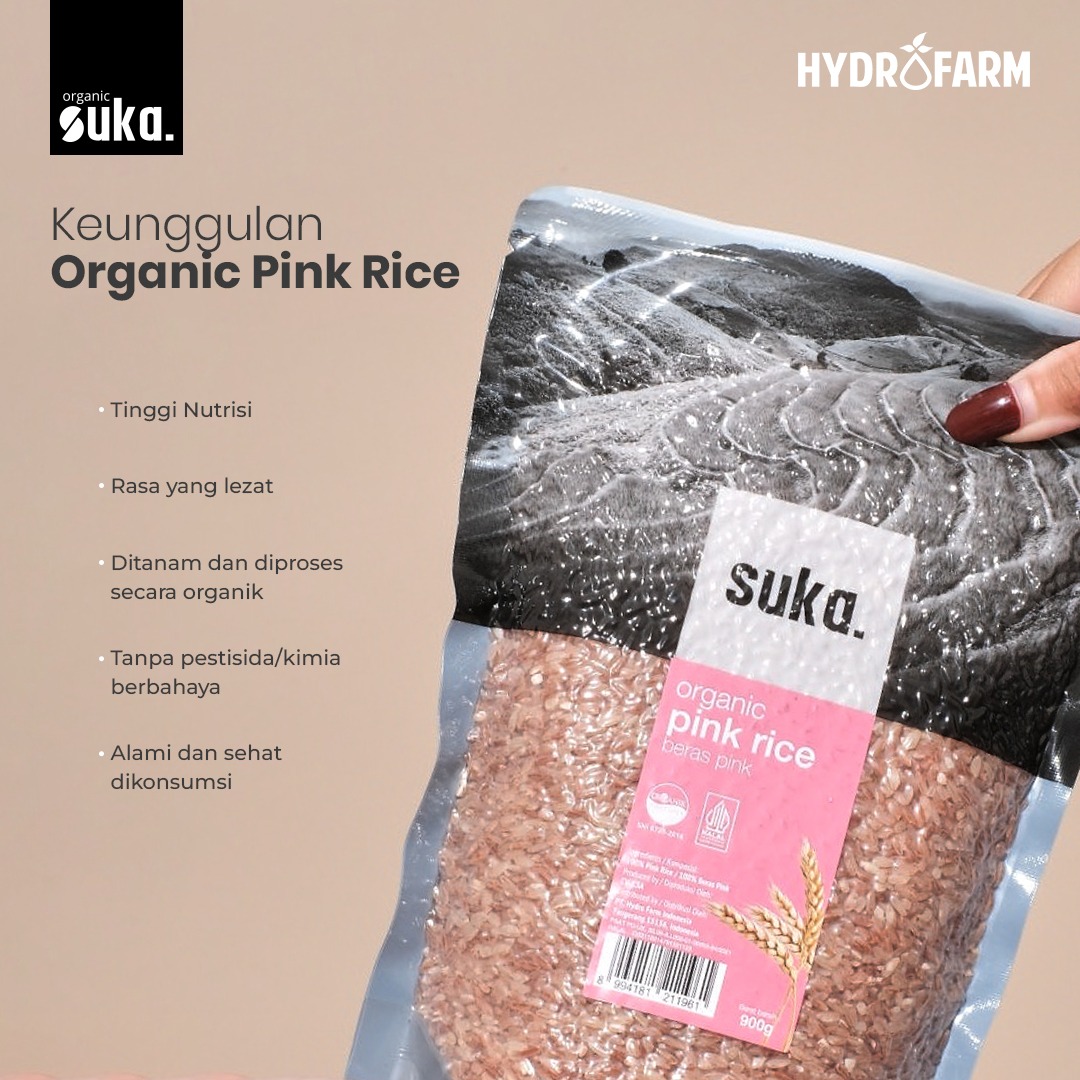 Organic Pink Rice / Beras Organik Pink - SUKA