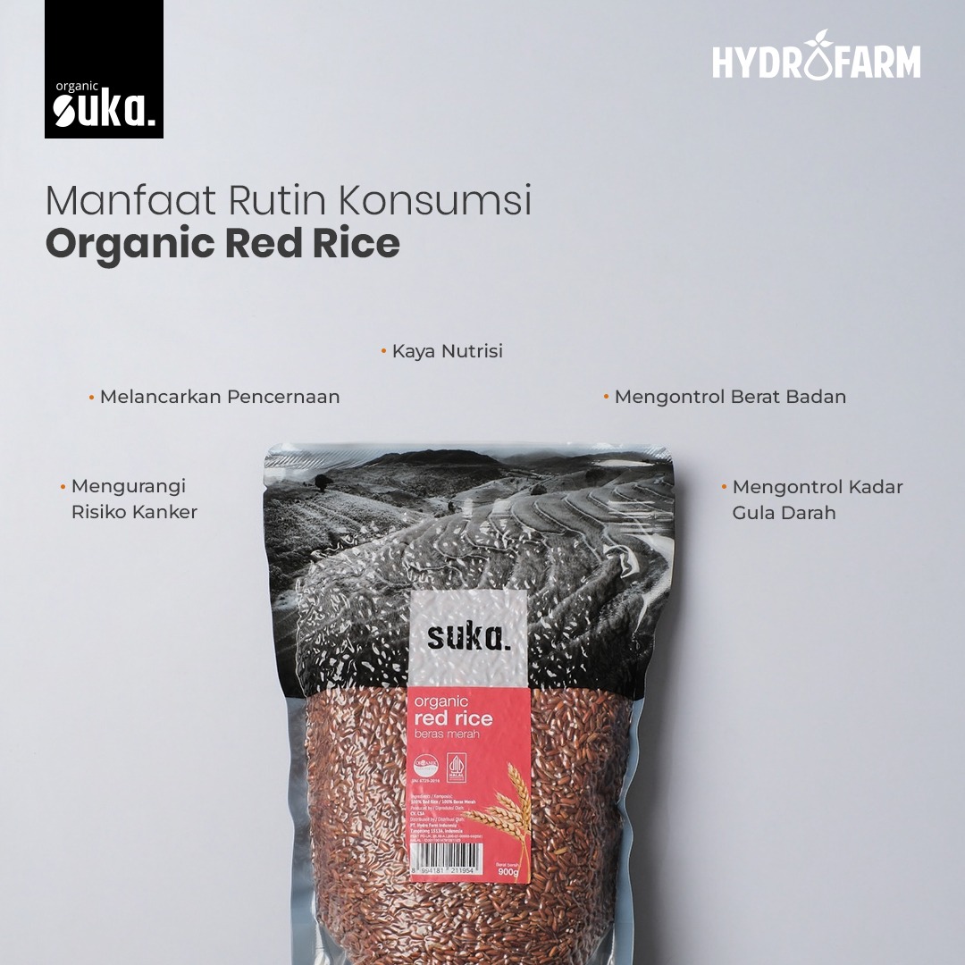 Organic Red Rice / Beras Merah Organik - SUKA