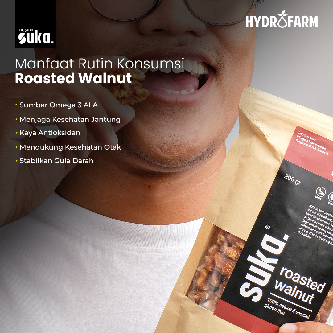 Roasted Walnut / Kacang Walnut Panggang - SUKA