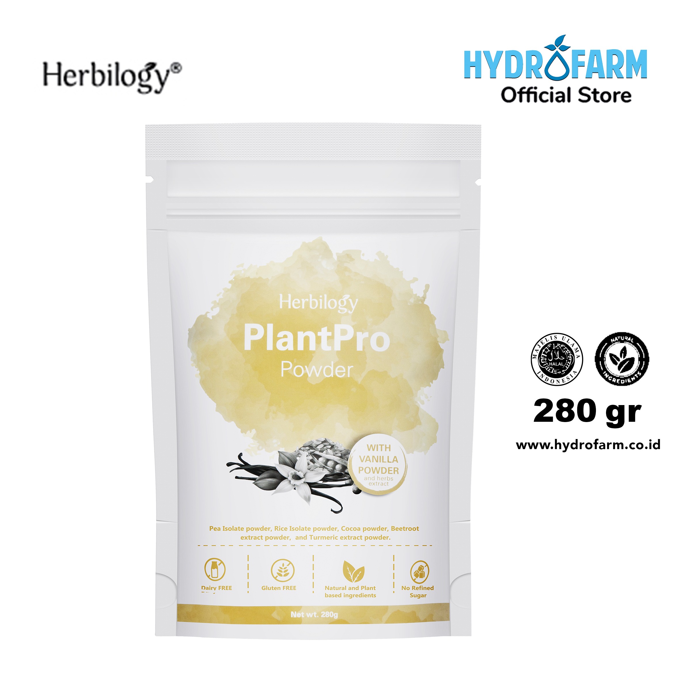 Herbilogy - Plantpro Protein Powder Vanilla And Herbs