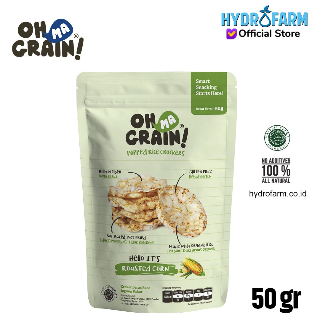 Popped Rice Crackers / Umami Seaweed - Oh Ma Grain