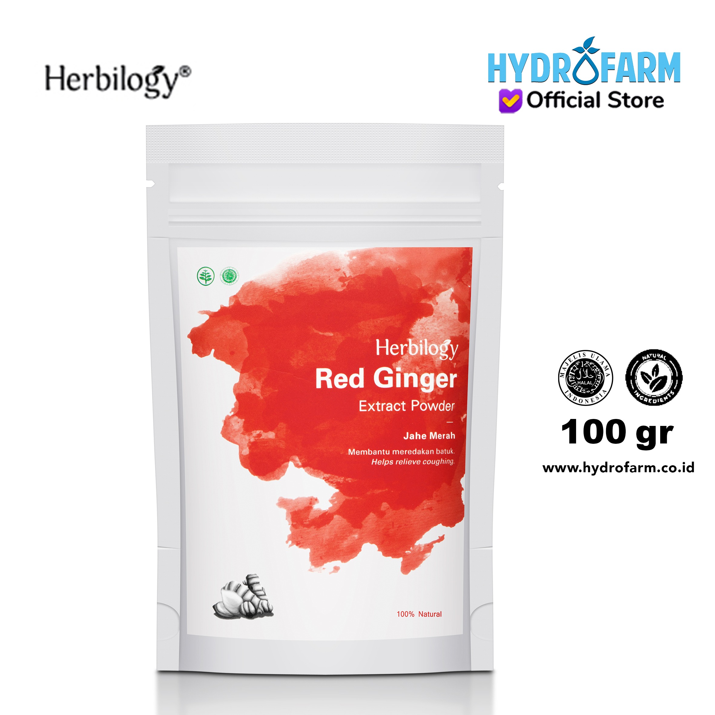 Herbilogy - Red Ginger (Jahe Merah) Extract Powder