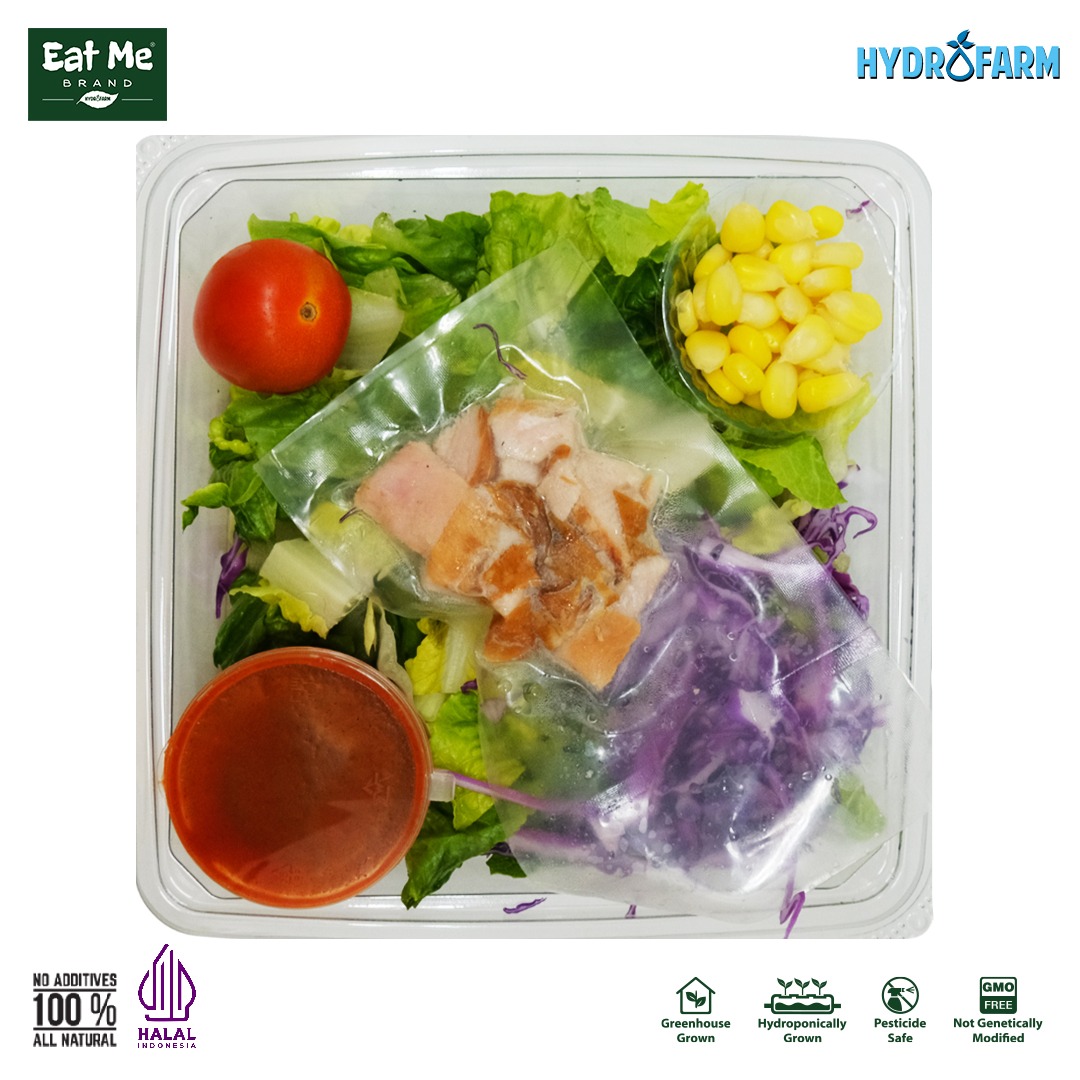 Eat Me Brand - Salad Kit Smoked Chicken With Korean Gochujang