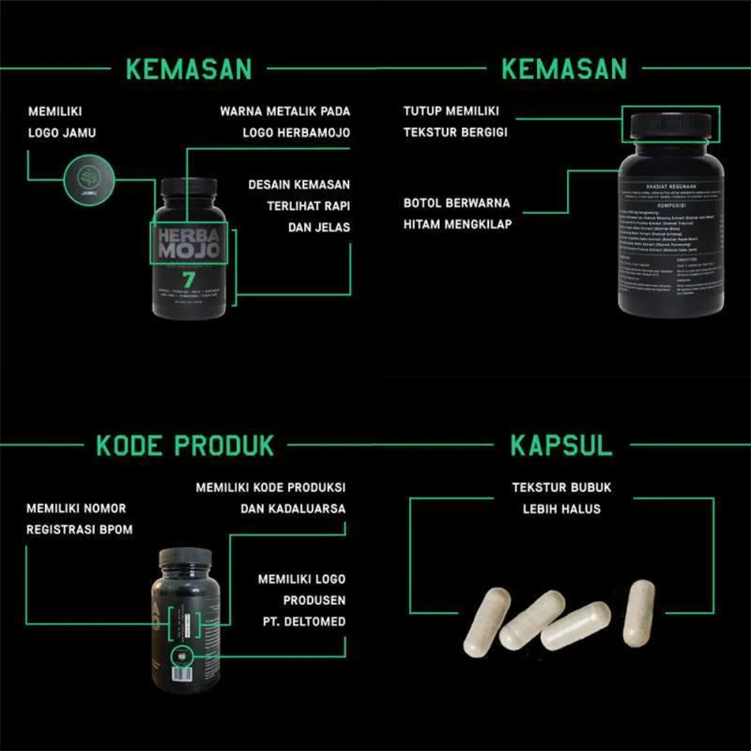 Herbana  - Herbamojo Stamina Pria Capsule