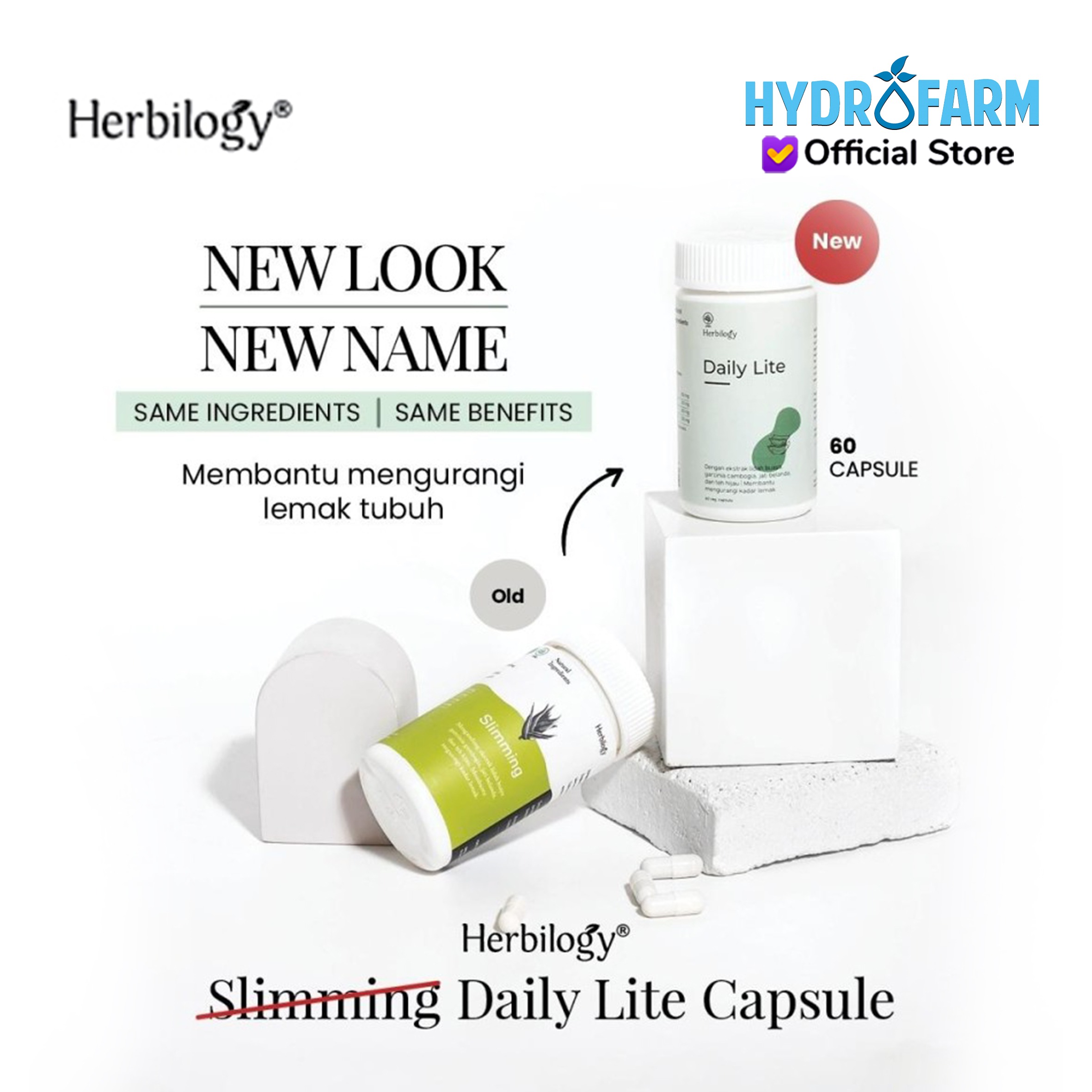 Herbilogy - Slimming Capsule Daily Lite ( 60 Capsules )