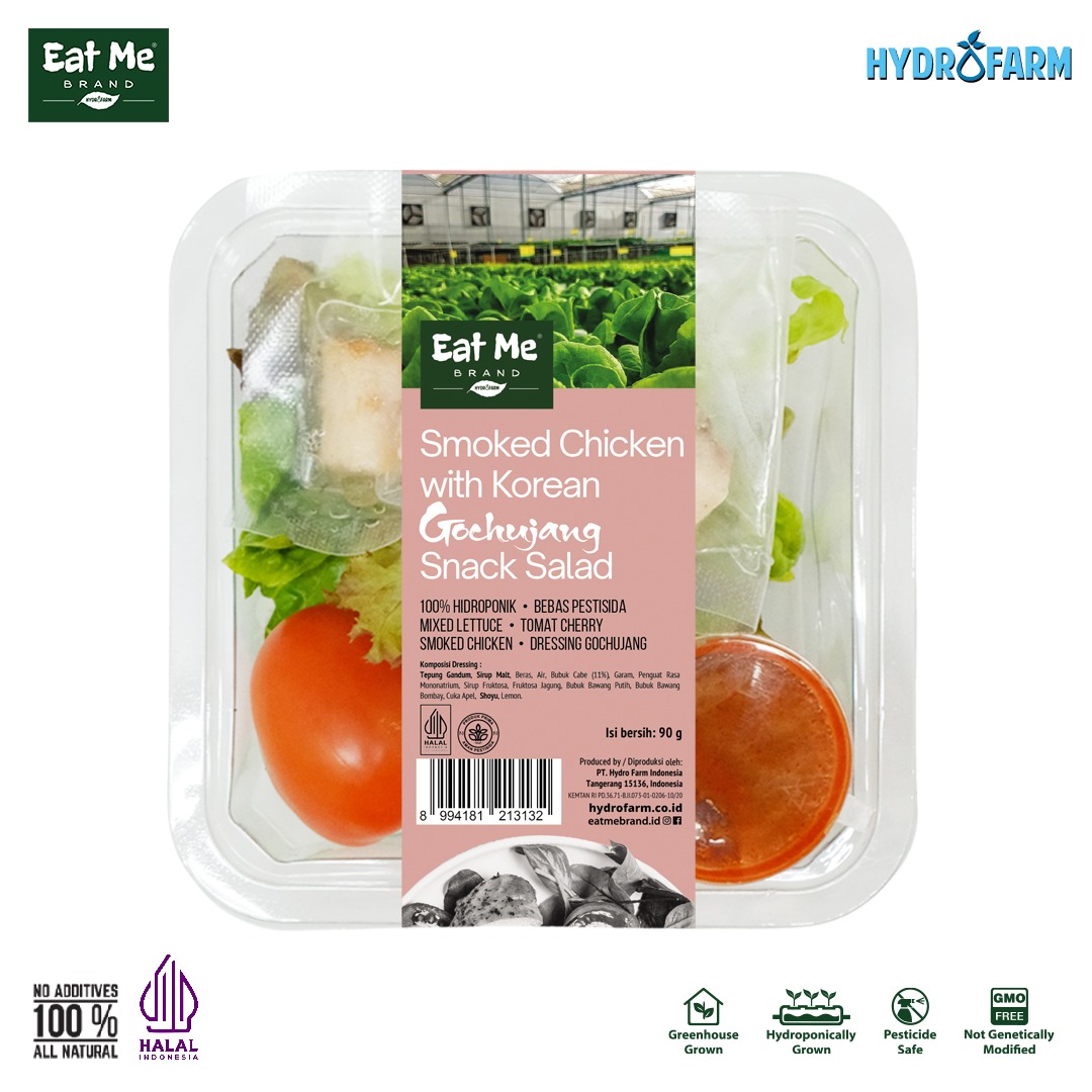 Eat Me Brand - Snack Salad Smoked Chicken With Korean Gochujang