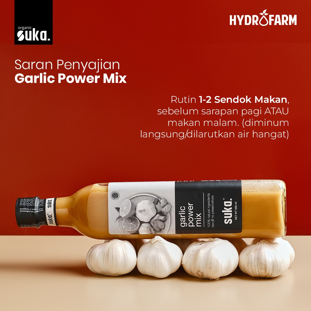 Garlic Power / Jus Bawang Putih Herbal (500ml) - SUKA