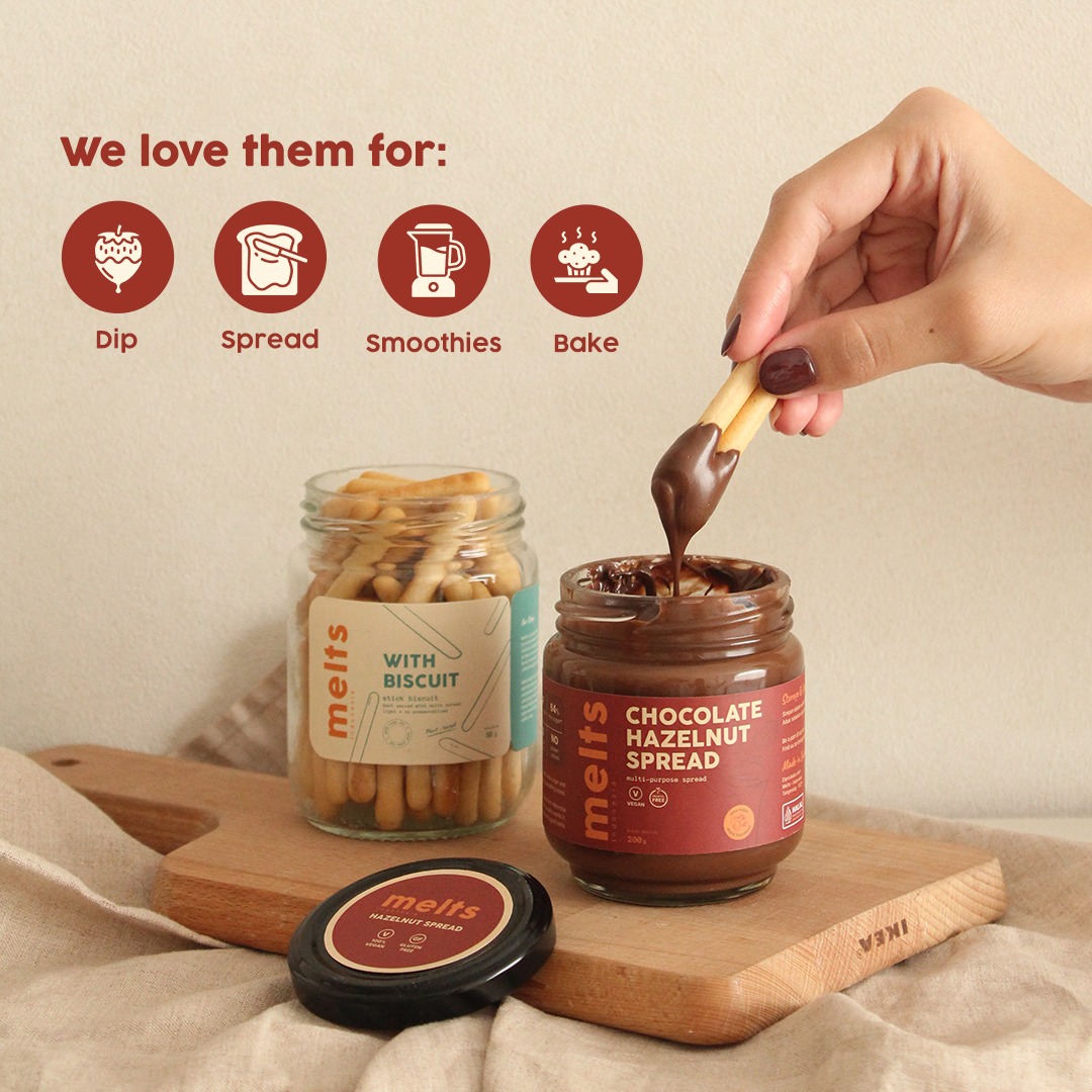 Melts - Chocolate Hazelnut Spread / Selai Coklat Hazelnut