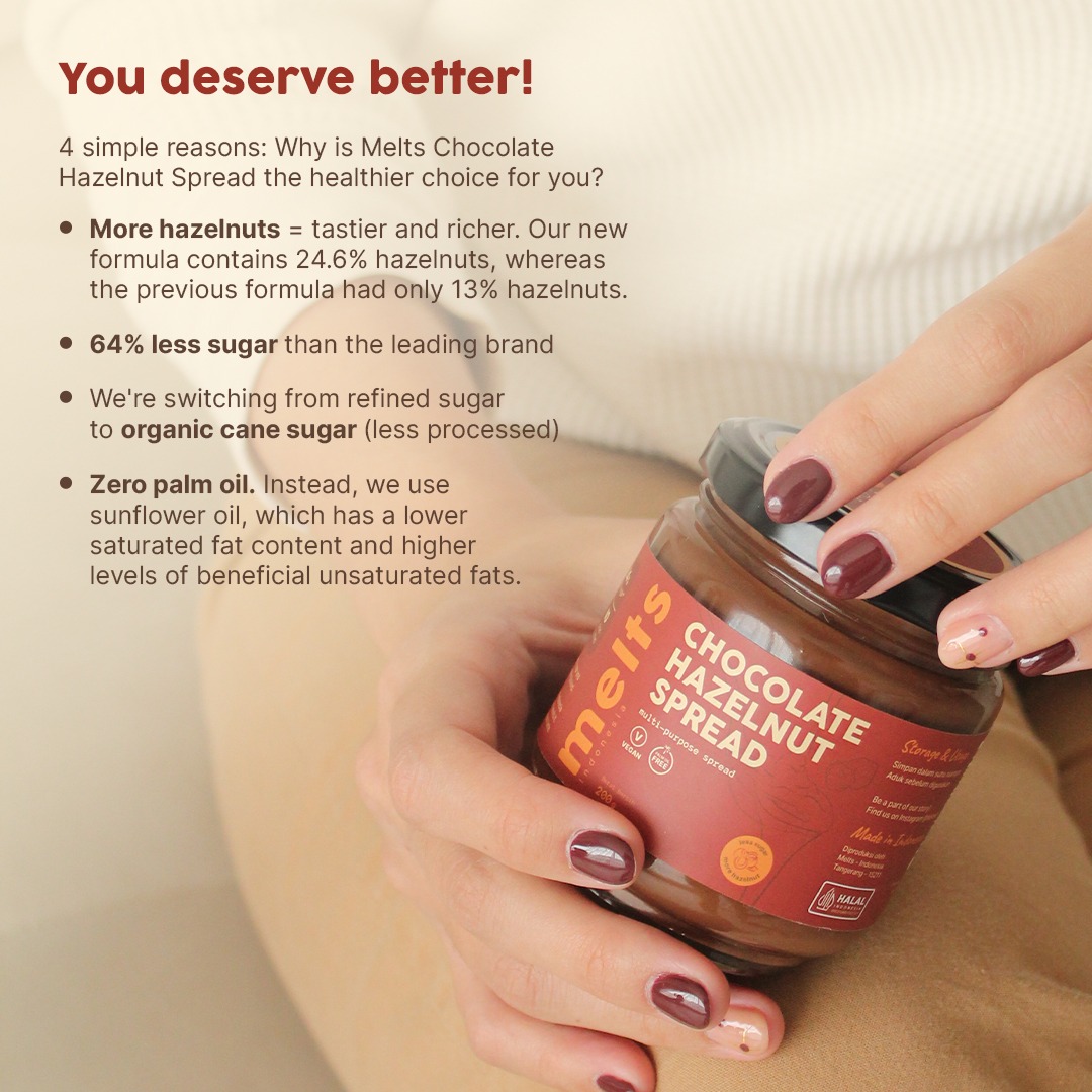 Melts - Chocolate Hazelnut Spread / Selai Coklat Hazelnut