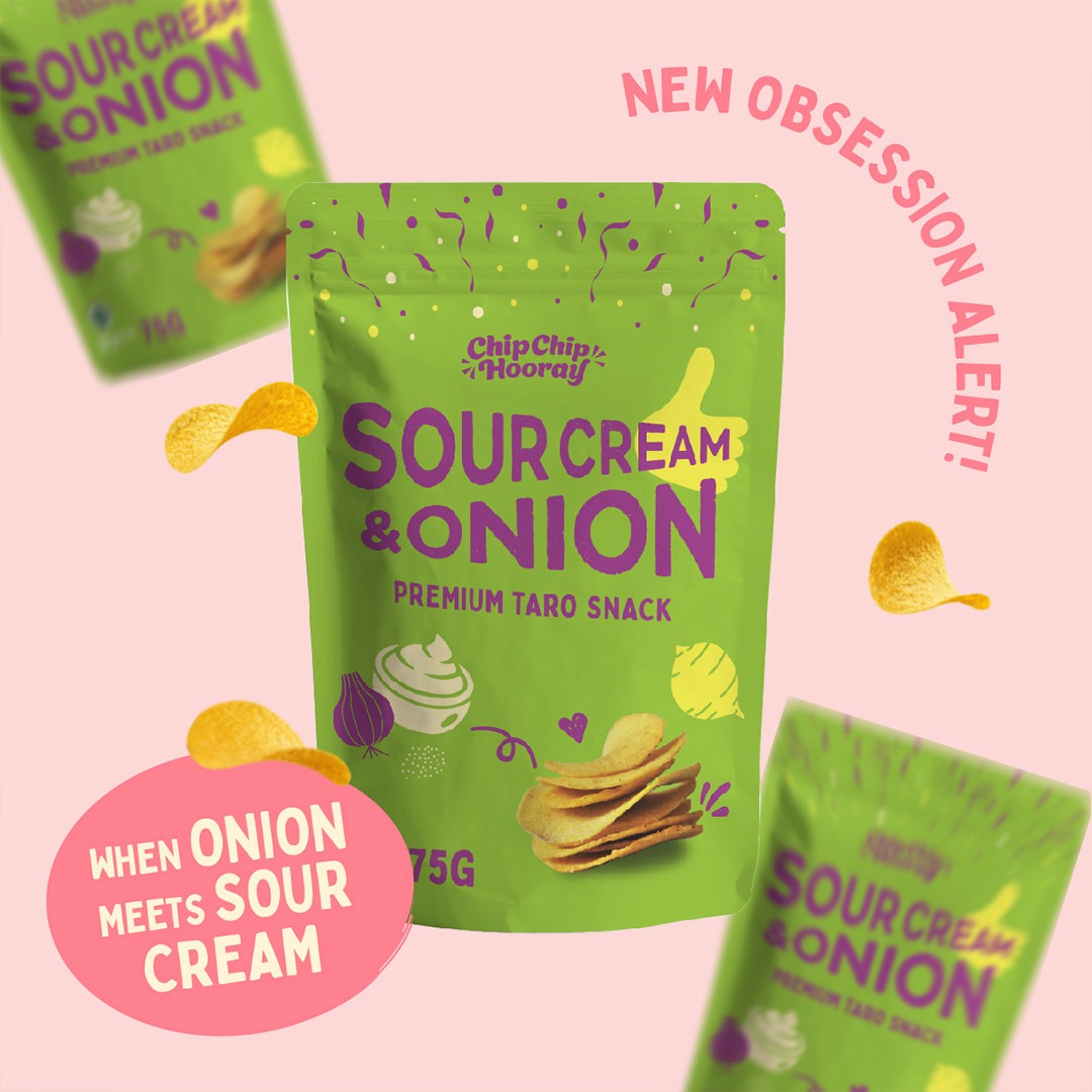 Sour Cream And Onion - Chip Chip Hooray