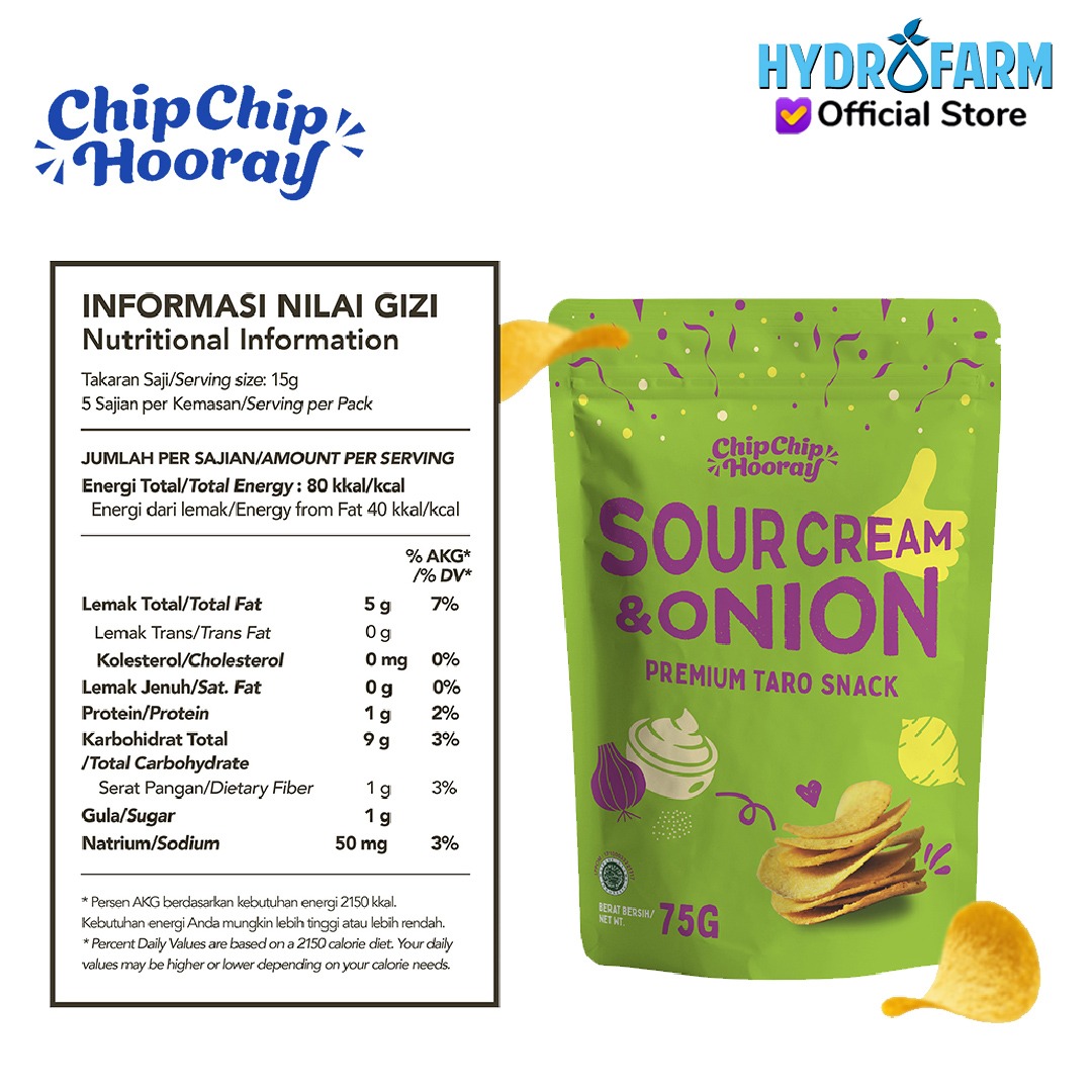 Sour Cream And Onion - Chip Chip Hooray