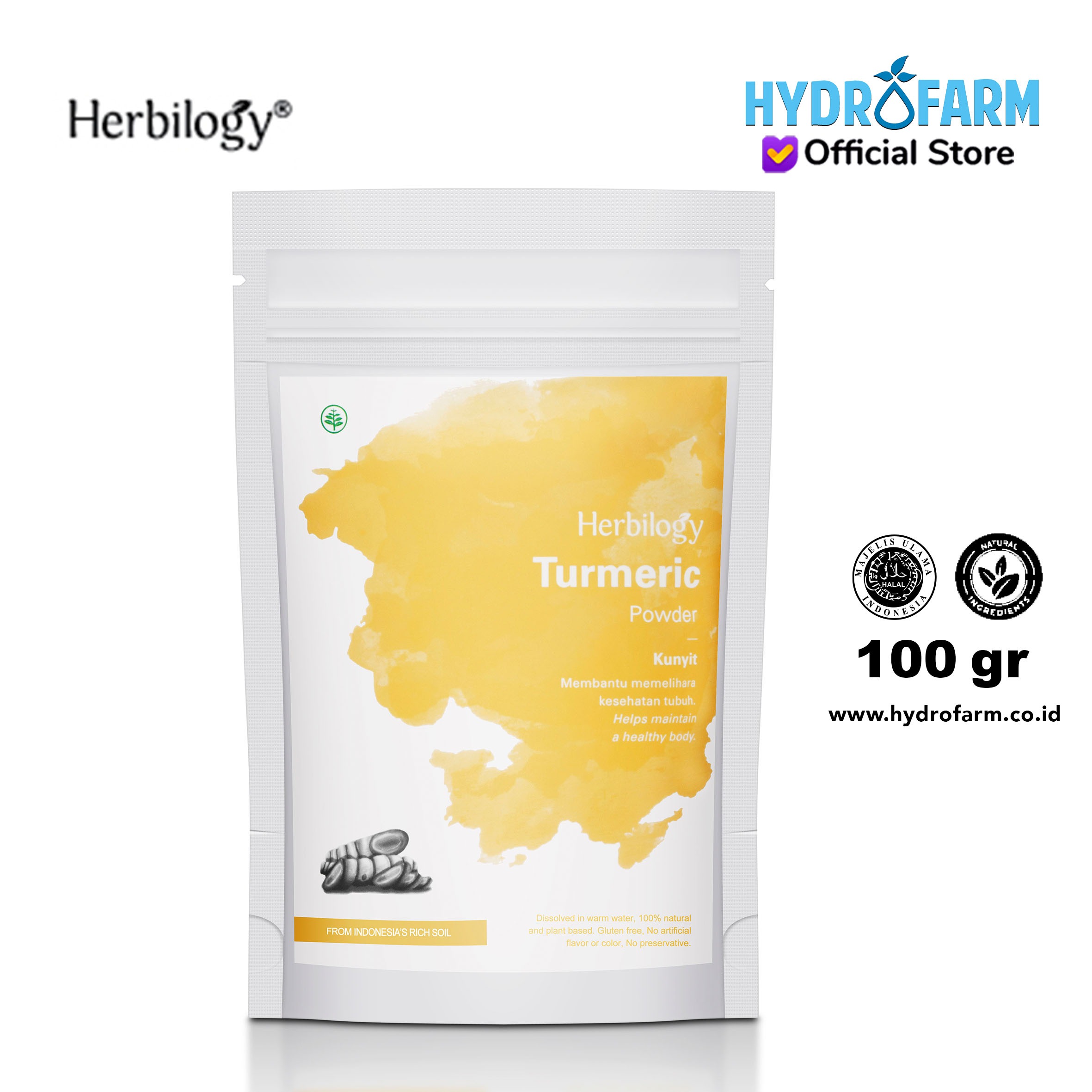 Herbilogy - Turmeric (Kunyit) Extract Powder