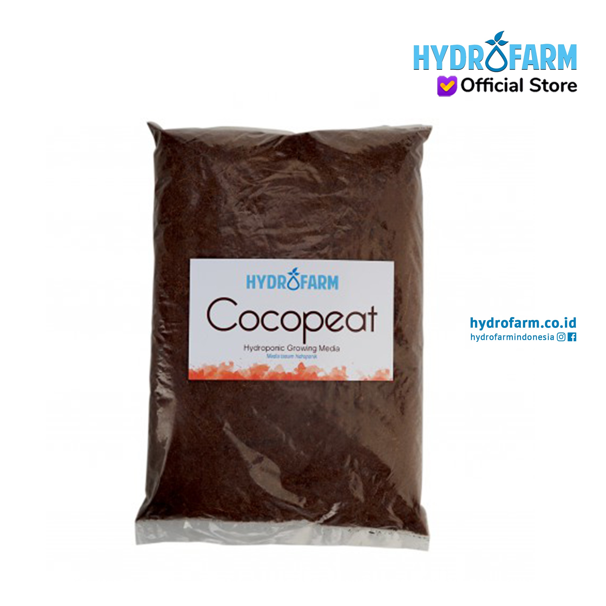 Cocopeat Plus Media Tanam Hidroponik (5kg) - Hydrofarm