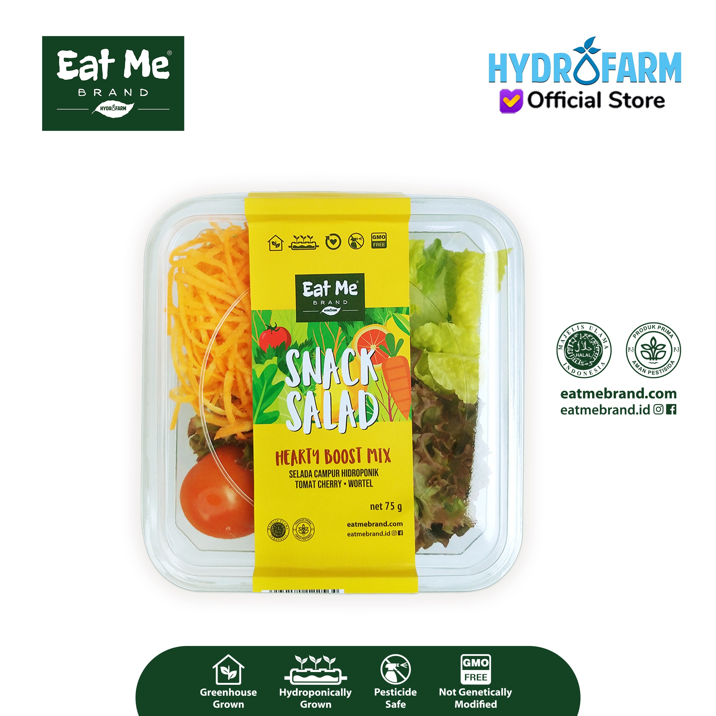 Salad Pack Hidroponik Hearty Boost Mix - Eat Me Brand