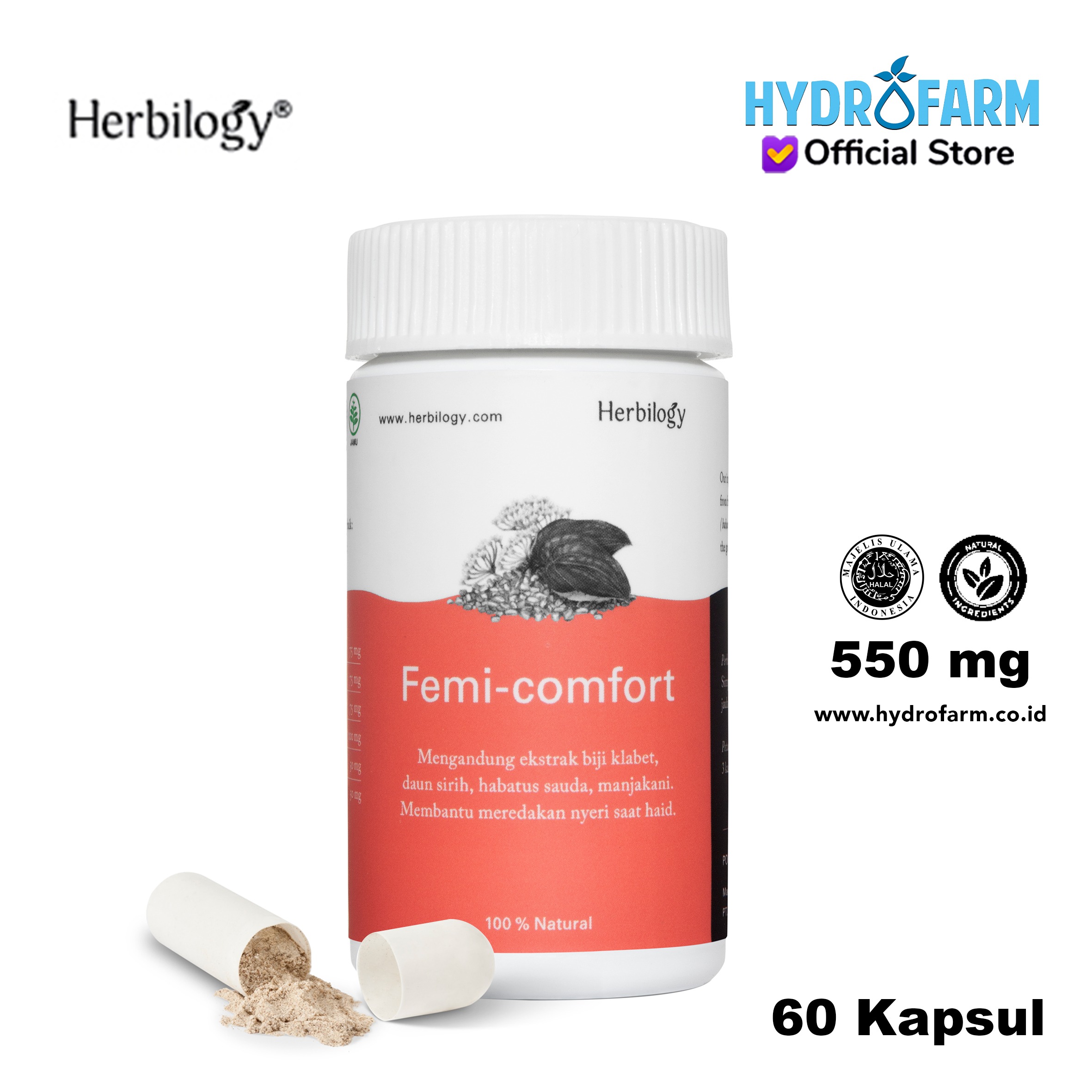 Herbilogy - Femi Comfort Veg. Capsule