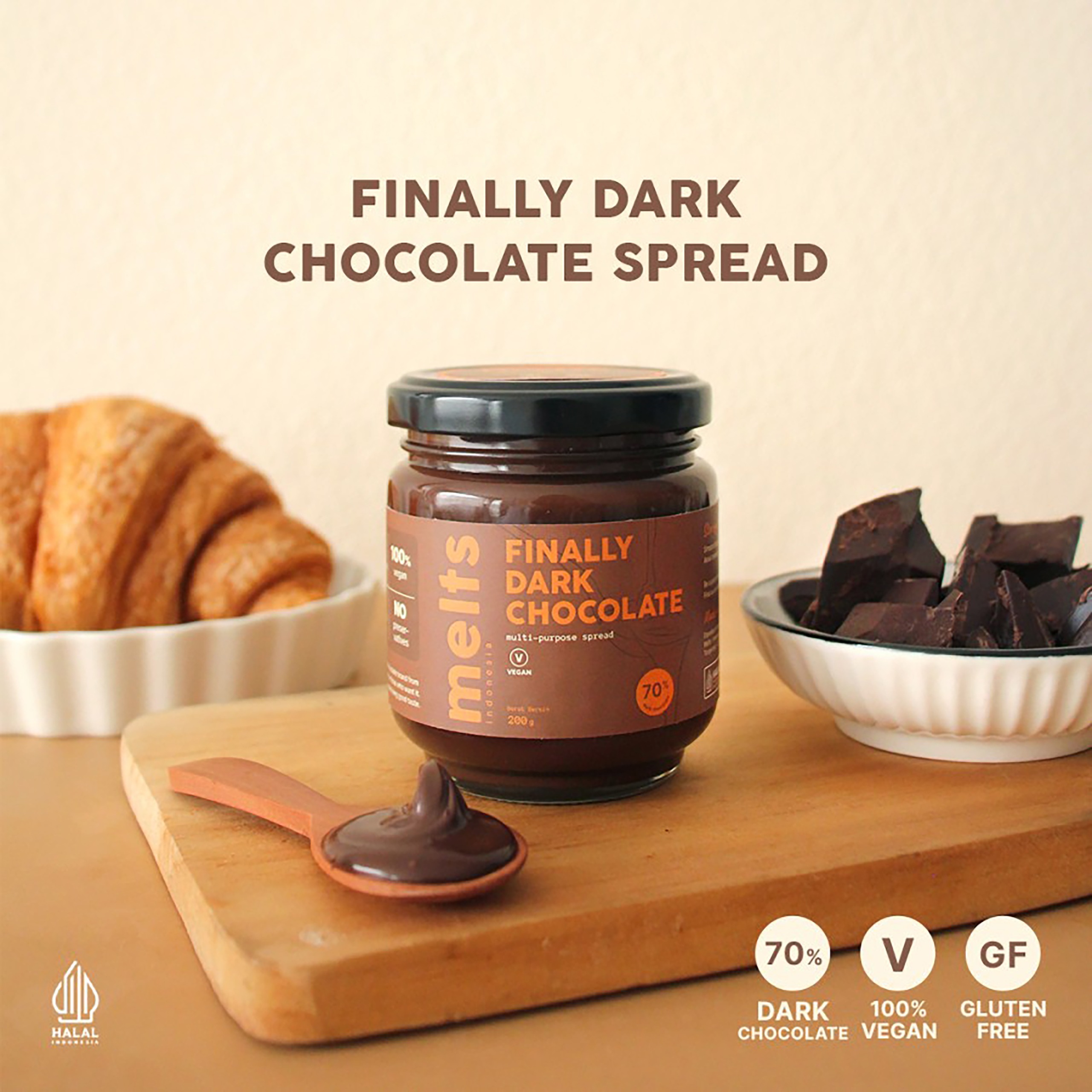 Melts - Finally Dark Chocolate Spread