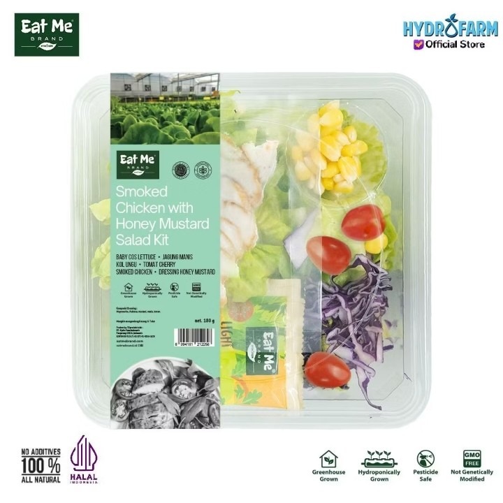 Eat Me Brand - Salad Kit Smoked Chicken With Honey Mustard