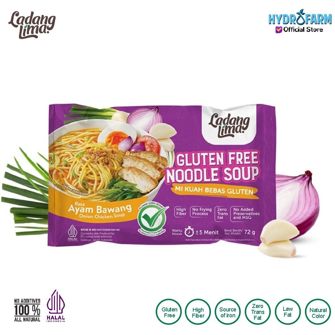 Ladang Lima - Chicken Onion Noodle / Mie Ayam Bawang Gluten Free