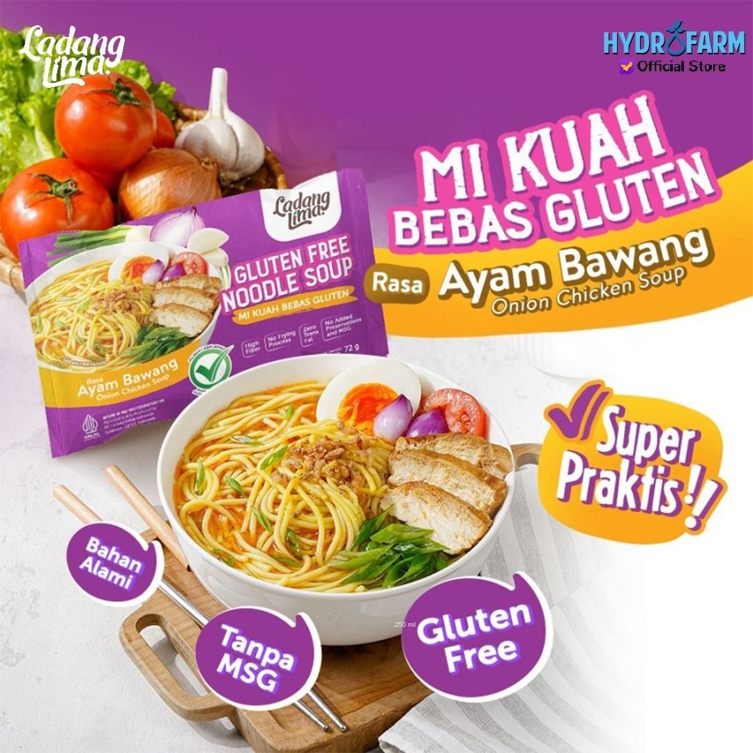 Ladang Lima - Chicken Onion Noodle / Mie Ayam Bawang Gluten Free