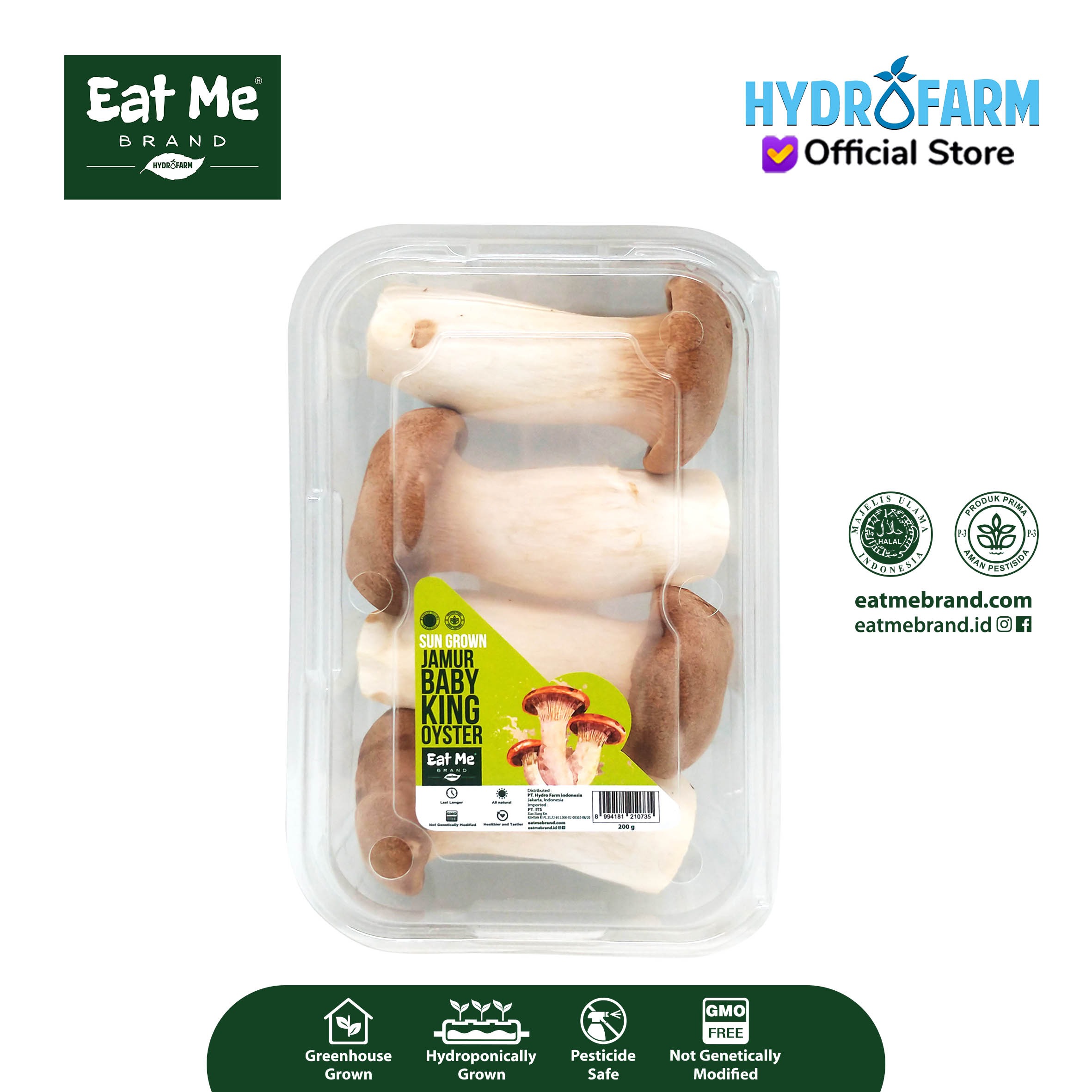 Jamur Baby King Oyster - Eat Me Brand