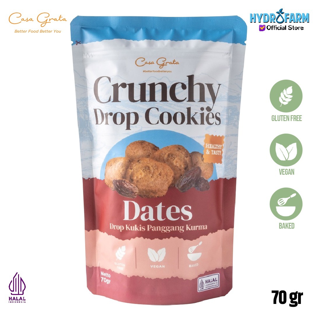 Casa Grata - Crunchy Drop Cookies Dates / Kurma