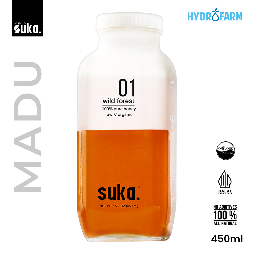 Wild Forest Honey / Madu Hutan Liar Asli Murni Organik (450ml) - SUKA
