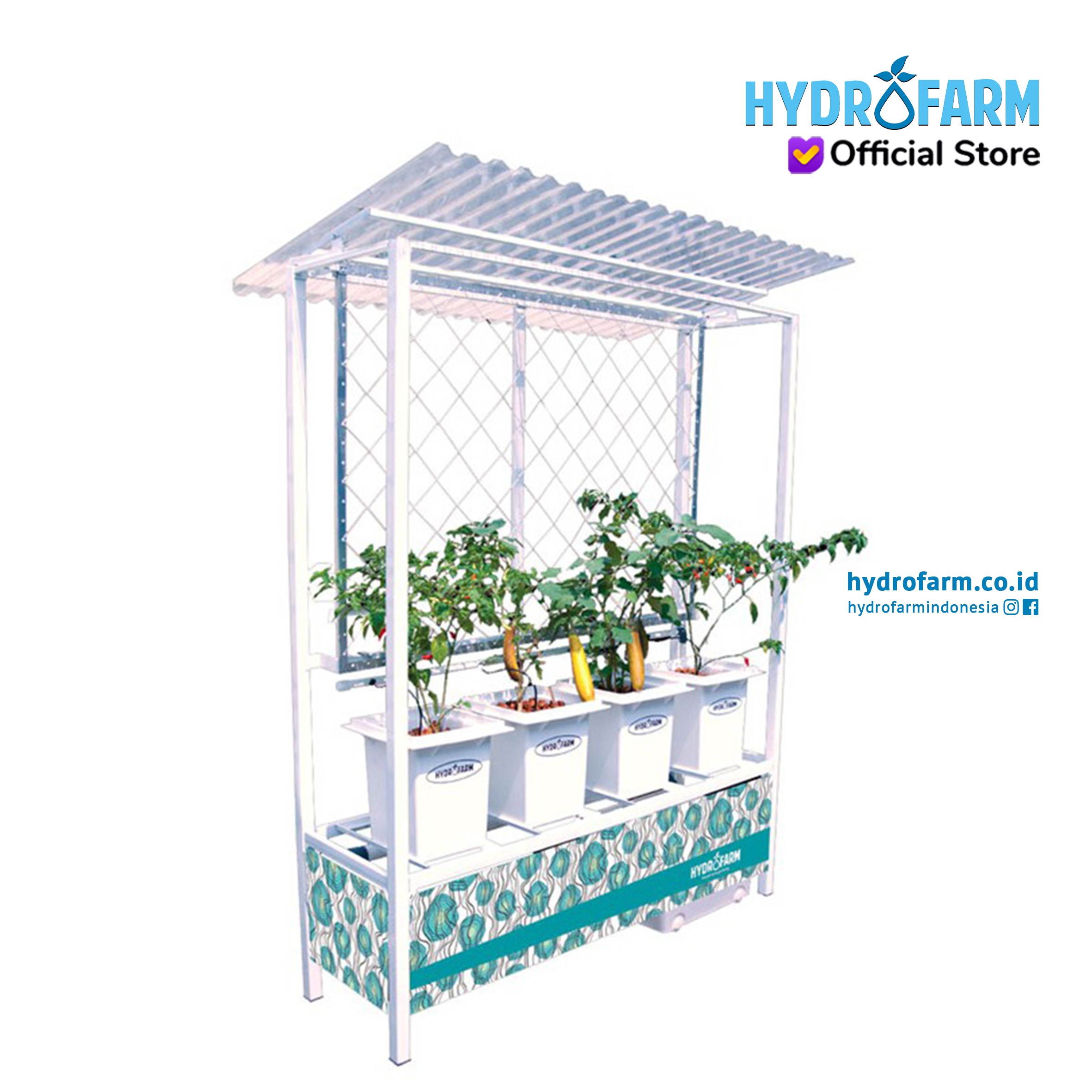 Midi Dutch Bucket / Sistem Hidroponik Drip Irigasi - Hydrofarm