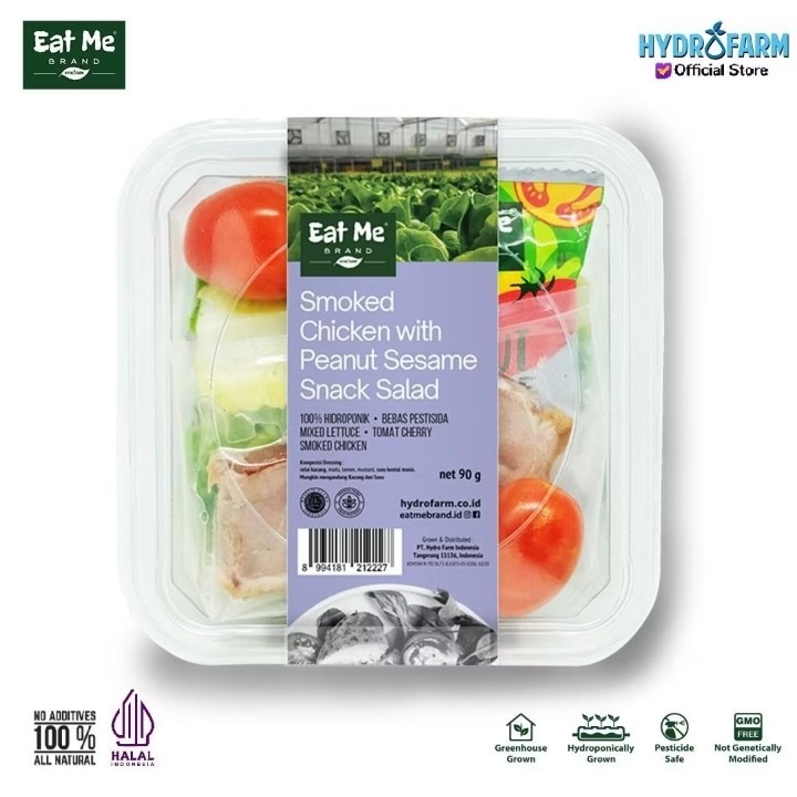 Eat Me Brand - Snack Salad Smoked Chicken With Peanut Sesame