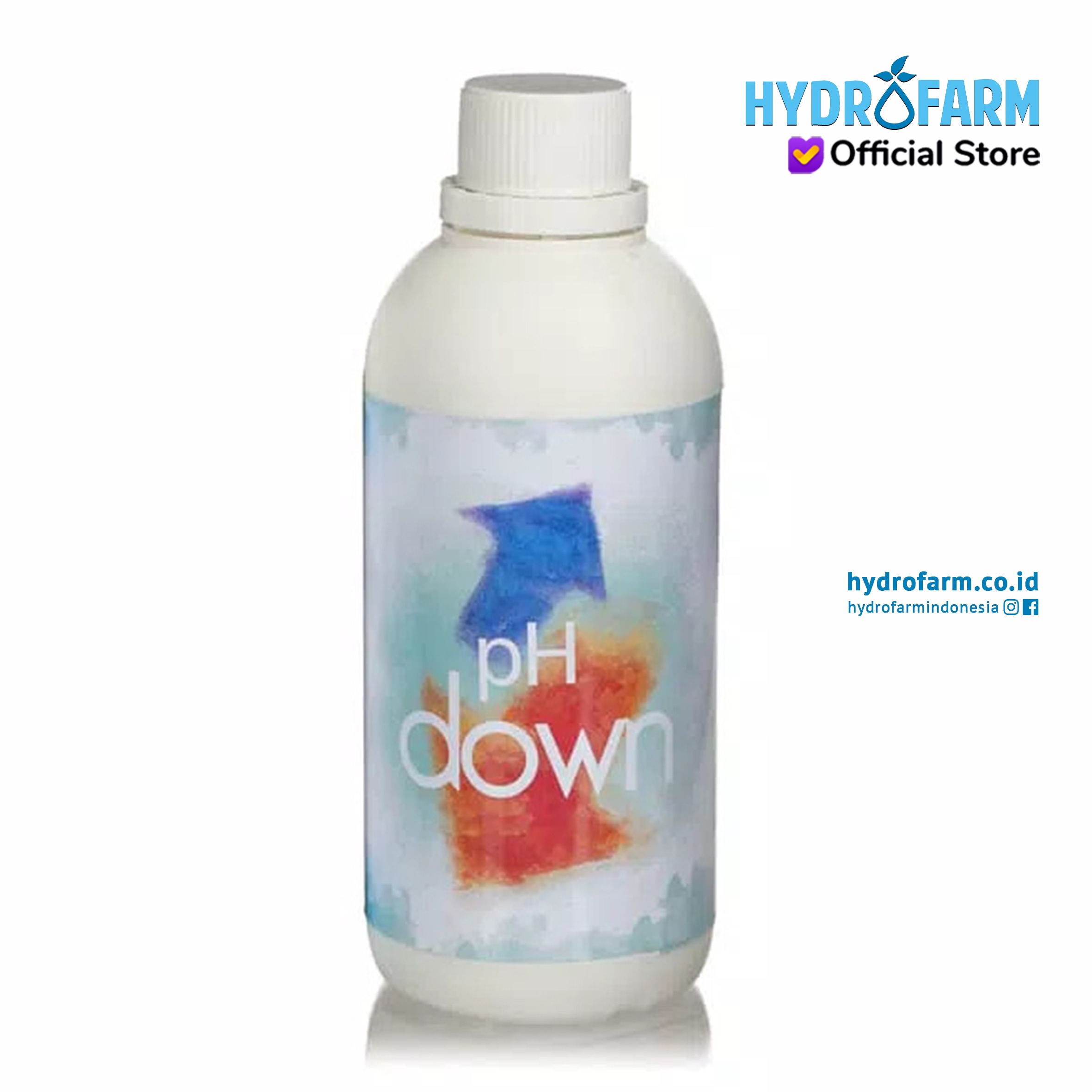 PH Down Solution / Solusi Hidroponik PH Turun (1 Liter) - Hydrofarm
