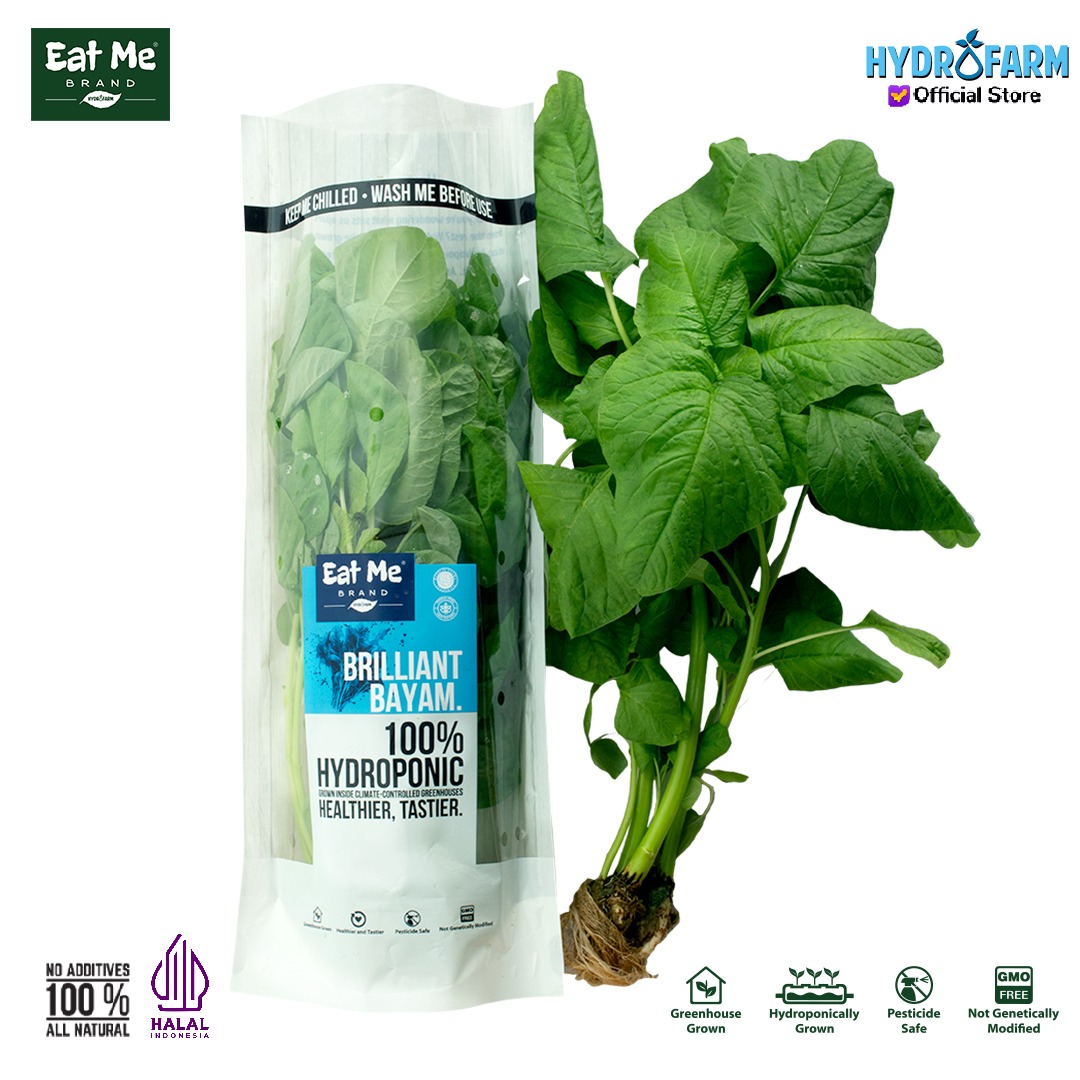 Sayur Bayam Hijau Hidroponik - Eat Me Brand