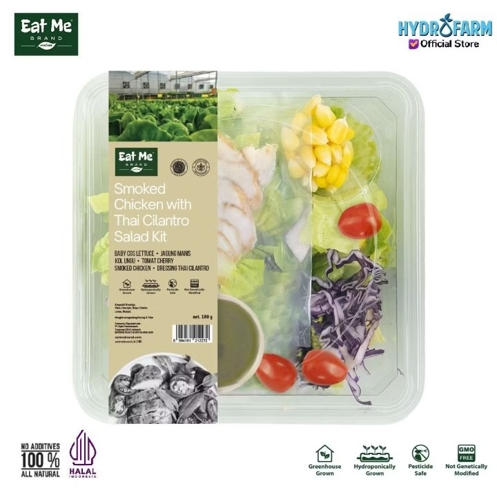 Eat Me Brand - Salad Kit Smoked Chicken With Thai Cilantro