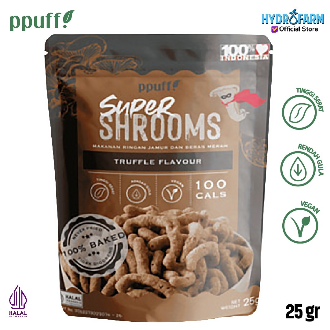Ppuff! - Supershrooms Truffle / Keripik Jamur Truffle