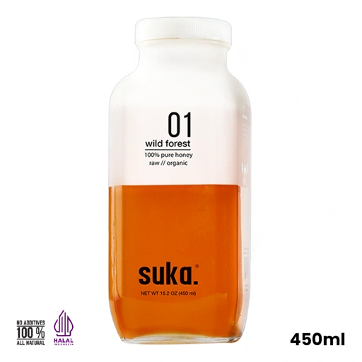Image of Wild Forest Honey (450ml) / Madu Hutan Liar Asli Murni Organik - SUKA