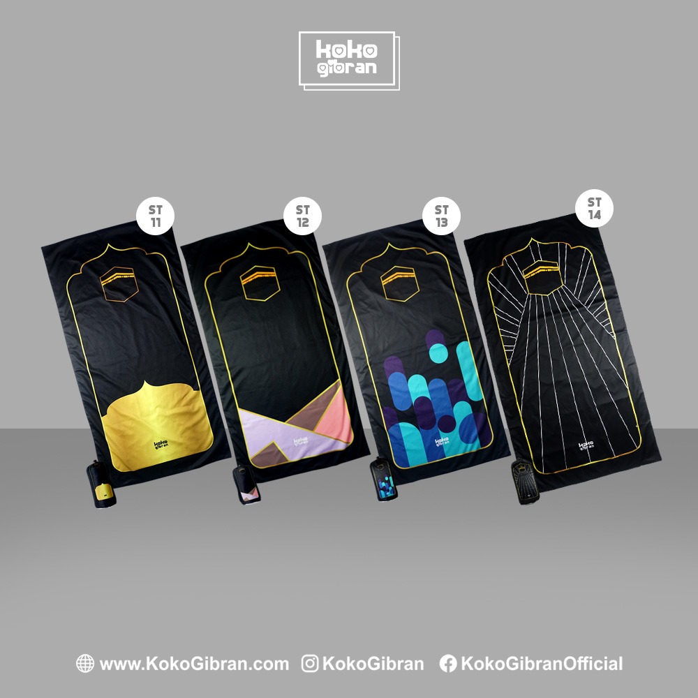 Sajadah Traveling Pouch KokoGibran / Sajadah Traveling Dewasa / Sajadah Saku (STN10111213)