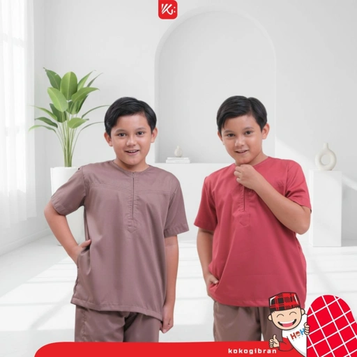 Image of Baju Koko Anak KG / Baju Koko Anak / Baju Anak / Baju Anak Laki Laki / Baju Koko Anak Laki Laki