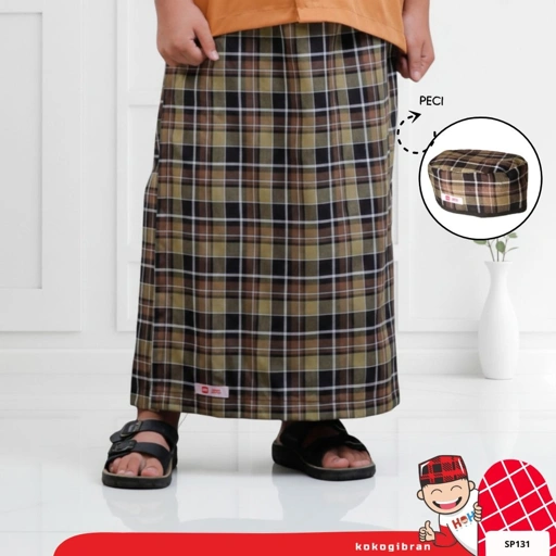 Image of Sarung Instan Celana KokoGibran / Sarung Instan Balita / Sarung Instan Anak / Sarung Praktis / Sarung Instan / Sarung Premium (SP131)