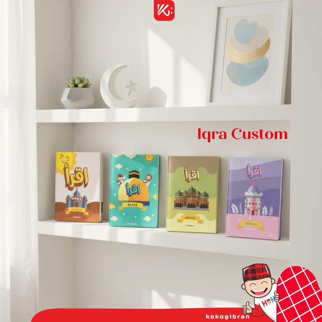 Iqro' Custom / Iqra Custom Nama / Iqra HardCover